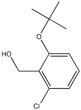 [2-(tert-butoxy)-6-chlorophenyl]methanol Struktur