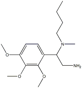 [2-amino-1-(2,3,4-trimethoxyphenyl)ethyl](butyl)methylamine Struktur