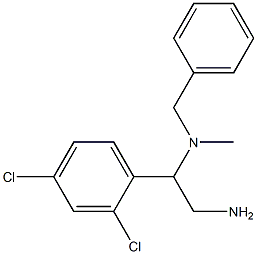 [2-amino-1-(2,4-dichlorophenyl)ethyl](benzyl)methylamine Structure