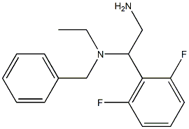 [2-amino-1-(2,6-difluorophenyl)ethyl](benzyl)ethylamine,,结构式