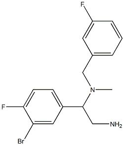 [2-amino-1-(3-bromo-4-fluorophenyl)ethyl][(3-fluorophenyl)methyl]methylamine