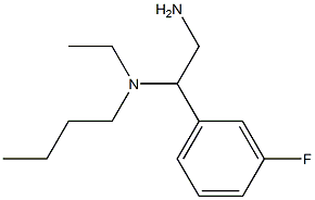 [2-amino-1-(3-fluorophenyl)ethyl](butyl)ethylamine Structure