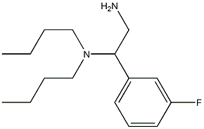 [2-amino-1-(3-fluorophenyl)ethyl]dibutylamine,,结构式