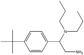 [2-amino-1-(4-tert-butylphenyl)ethyl]dipropylamine Structure