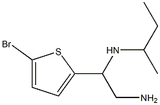 [2-amino-1-(5-bromothiophen-2-yl)ethyl](methyl)propan-2-ylamine Structure