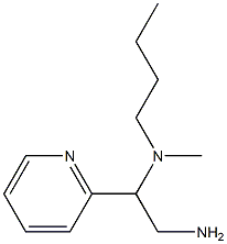 [2-amino-1-(pyridin-2-yl)ethyl](butyl)methylamine Structure