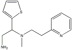 [2-amino-1-(thiophen-2-yl)ethyl](methyl)[2-(pyridin-2-yl)ethyl]amine Structure