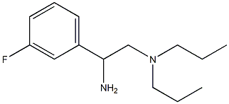 [2-amino-2-(3-fluorophenyl)ethyl]dipropylamine Structure