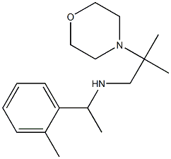 [2-methyl-2-(morpholin-4-yl)propyl][1-(2-methylphenyl)ethyl]amine Structure