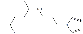 [3-(1H-imidazol-1-yl)propyl](5-methylhexan-2-yl)amine 结构式