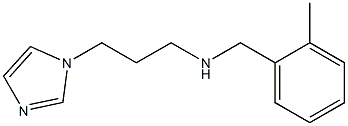 [3-(1H-imidazol-1-yl)propyl][(2-methylphenyl)methyl]amine Struktur