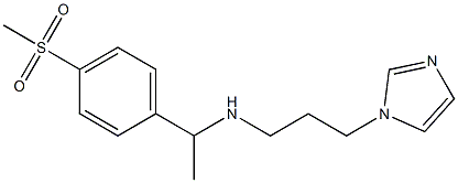 [3-(1H-imidazol-1-yl)propyl][1-(4-methanesulfonylphenyl)ethyl]amine