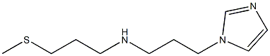 [3-(1H-imidazol-1-yl)propyl][3-(methylsulfanyl)propyl]amine Structure