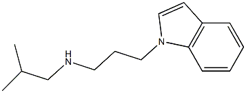 [3-(1H-indol-1-yl)propyl](2-methylpropyl)amine 化学構造式