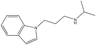 [3-(1H-indol-1-yl)propyl](propan-2-yl)amine 结构式