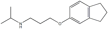 [3-(2,3-dihydro-1H-inden-5-yloxy)propyl](propan-2-yl)amine|