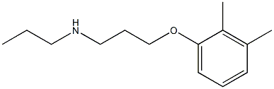 [3-(2,3-dimethylphenoxy)propyl](propyl)amine Struktur