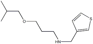 [3-(2-methylpropoxy)propyl](thiophen-3-ylmethyl)amine Struktur