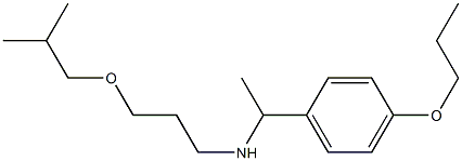 [3-(2-methylpropoxy)propyl][1-(4-propoxyphenyl)ethyl]amine