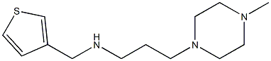  [3-(4-methylpiperazin-1-yl)propyl](thiophen-3-ylmethyl)amine