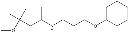 [3-(cyclohexyloxy)propyl](4-methoxy-4-methylpentan-2-yl)amine Structure