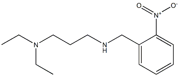 [3-(diethylamino)propyl][(2-nitrophenyl)methyl]amine 化学構造式