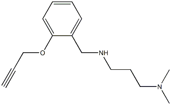 [3-(dimethylamino)propyl]({[2-(prop-2-yn-1-yloxy)phenyl]methyl})amine