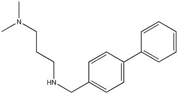 [3-(dimethylamino)propyl][(4-phenylphenyl)methyl]amine