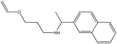 [3-(ethenyloxy)propyl][1-(naphthalen-2-yl)ethyl]amine Structure