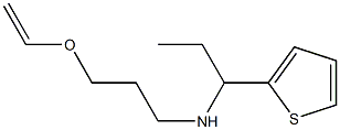 [3-(ethenyloxy)propyl][1-(thiophen-2-yl)propyl]amine Structure