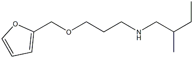 [3-(furan-2-ylmethoxy)propyl](2-methylbutyl)amine Structure