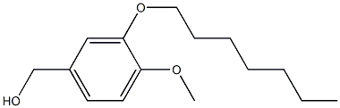 [3-(heptyloxy)-4-methoxyphenyl]methanol 化学構造式