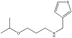 [3-(propan-2-yloxy)propyl](thiophen-3-ylmethyl)amine|