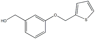 [3-(thiophen-2-ylmethoxy)phenyl]methanol 化学構造式