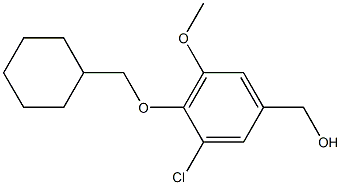 [3-chloro-4-(cyclohexylmethoxy)-5-methoxyphenyl]methanol