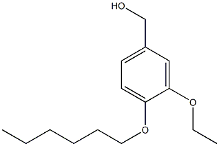 [3-ethoxy-4-(hexyloxy)phenyl]methanol Structure