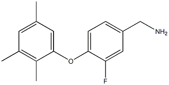 [3-fluoro-4-(2,3,5-trimethylphenoxy)phenyl]methanamine 结构式