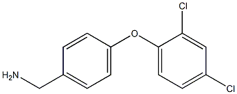 [4-(2,4-dichlorophenoxy)phenyl]methanamine Structure