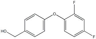 [4-(2,4-difluorophenoxy)phenyl]methanol Struktur