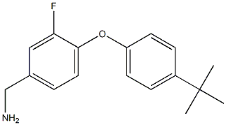 [4-(4-tert-butylphenoxy)-3-fluorophenyl]methanamine|