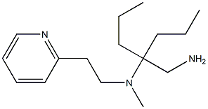 [4-(aminomethyl)heptan-4-yl](methyl)[2-(pyridin-2-yl)ethyl]amine Structure