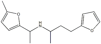 [4-(furan-2-yl)butan-2-yl][1-(5-methylfuran-2-yl)ethyl]amine Structure