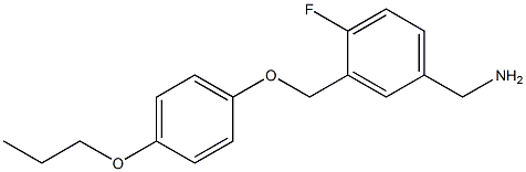 [4-fluoro-3-(4-propoxyphenoxymethyl)phenyl]methanamine