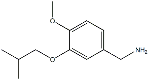 [4-methoxy-3-(2-methylpropoxy)phenyl]methanamine Structure