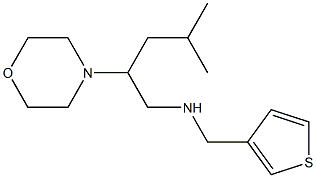 [4-methyl-2-(morpholin-4-yl)pentyl](thiophen-3-ylmethyl)amine