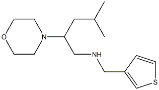  [4-methyl-2-(morpholin-4-yl)pentyl](thiophen-3-ylmethyl)amine