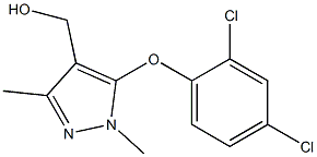 [5-(2,4-dichlorophenoxy)-1,3-dimethyl-1H-pyrazol-4-yl]methanol 化学構造式
