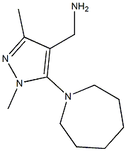 [5-(azepan-1-yl)-1,3-dimethyl-1H-pyrazol-4-yl]methanamine