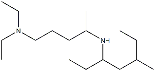 [5-(diethylamino)pentan-2-yl](5-methylheptan-3-yl)amine,,结构式