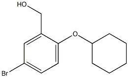 [5-bromo-2-(cyclohexyloxy)phenyl]methanol Structure